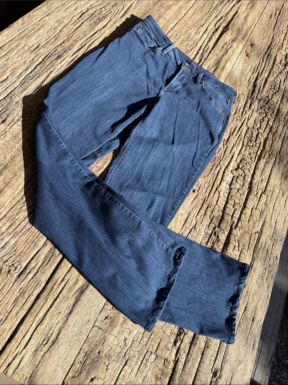 NYDJ Women's Dark Blue Boot Cut Stretch Jeans size 8